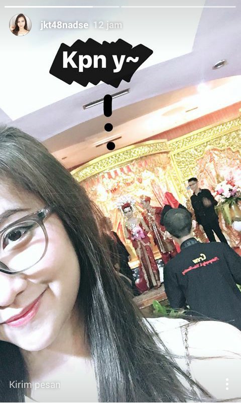 Kebelet gua rasa😋😂 -anissa @S_NadseJKT48