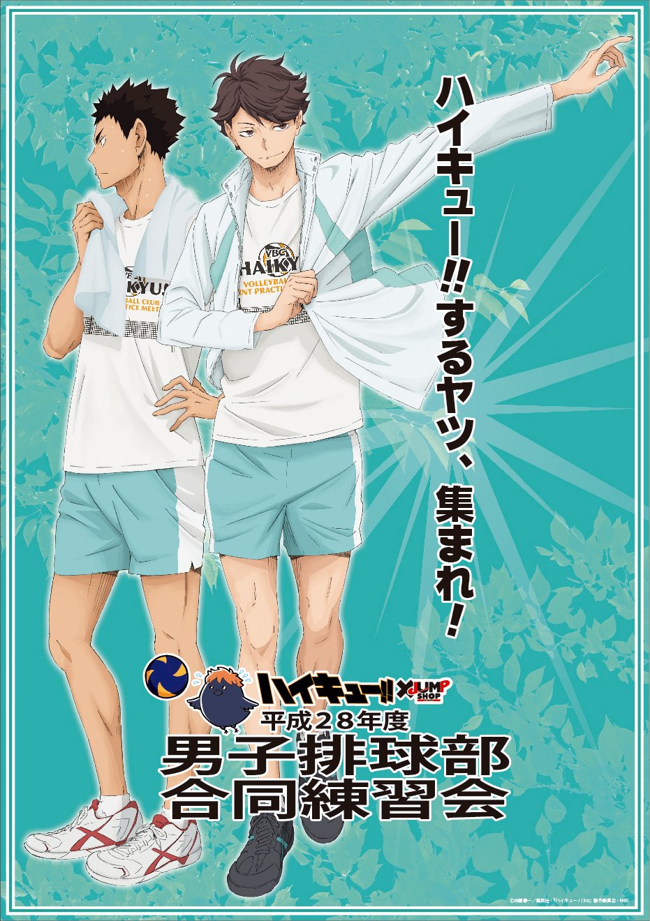 ハイキュー‼︎』合同練習会×JUMP SHOP on X: ハイキュー‼︎』合同練習会×JUMP SHOP on X:
