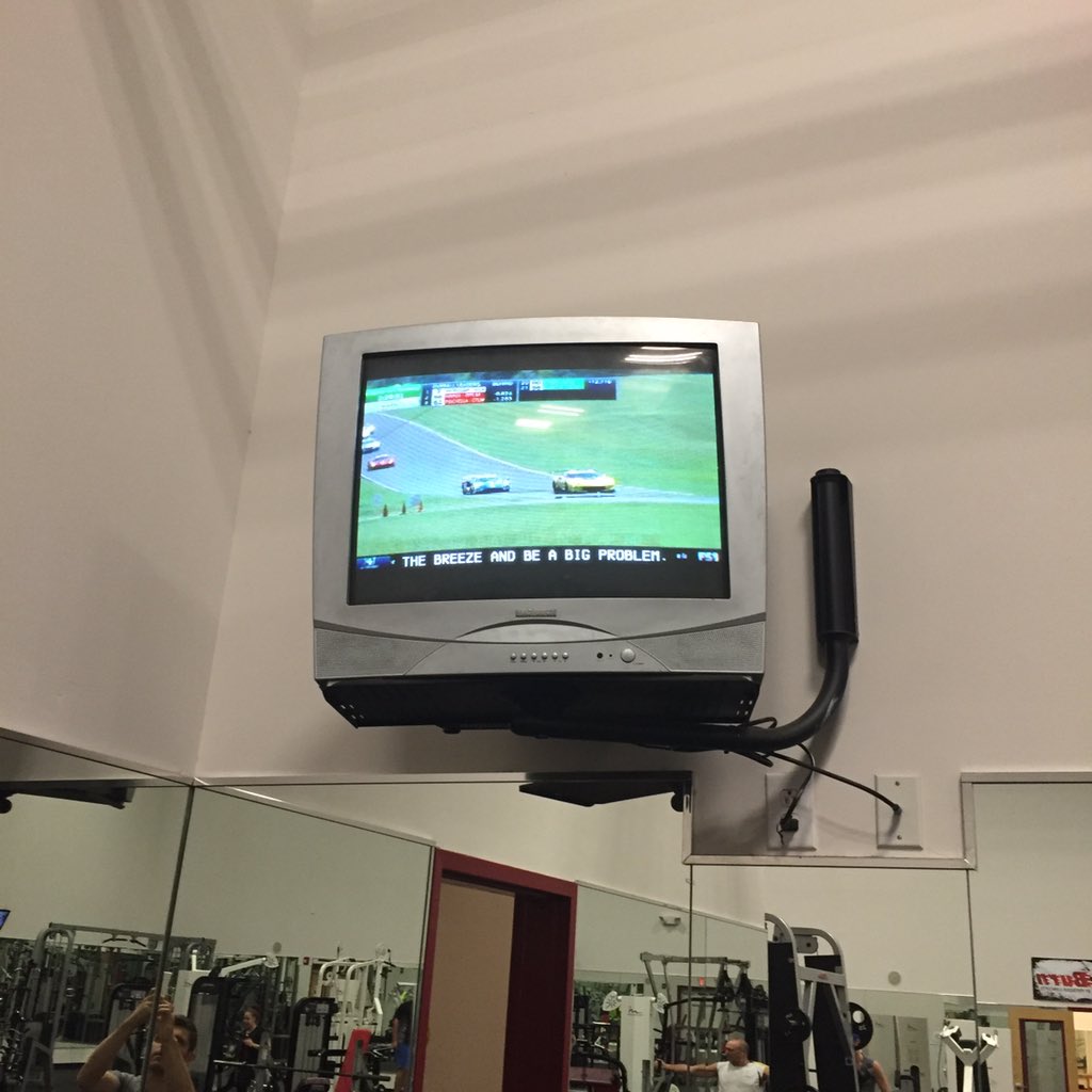 trey__shannon's tweet photo. Love Tuesday mornings at the gym @VIRNow @IMSA @FS1 @FOXSports  #imsa #IMSA2016 #vir #replay https://t.co/mjMkHuZCb3