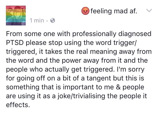 Aimee_Elisha's tweet image. #PTSD #PTSDProblems #triggerwarnings #trigger #triggered