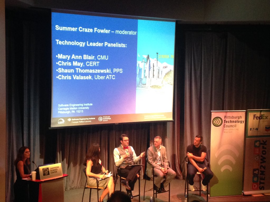 mle_bennett's tweet image. Great talk about cyber security and continuing the legacy in Pittsburgh #stem2work #pghtech #sciencecenter