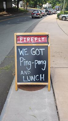 #Pingpong all the time. #Lunch Tues-Fri 11am-3pm