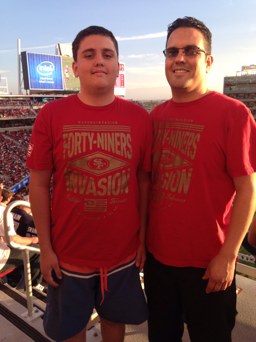 scshark2011's tweet image. I would love to continue to pass on my love for the Niners to my son and our family! Go Niners! #SuiteSquadContest