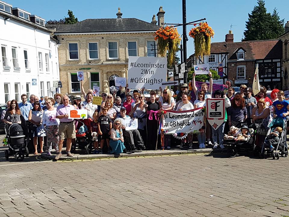 ShopLeominster's tweet photo. We had super turnout today for our #createacrowd Many thanks everyone.Don't forget to nominate us by using #GBHighSt https://t.co/t3ZMcauxia
