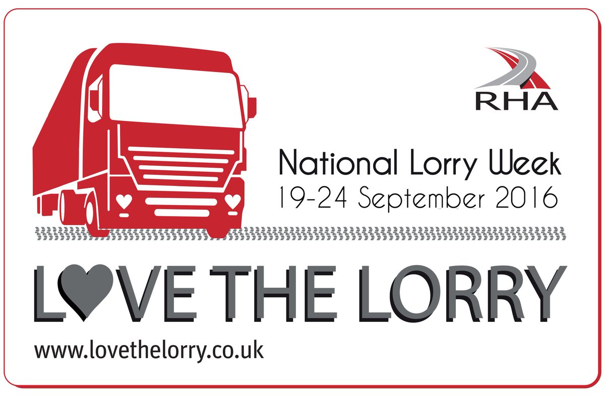 The RHA National Lorry Week will take place 19-24 Sept. Read more &amp; register for updates- bit.ly/29Po4le