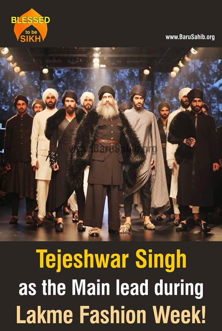 VaarunVaardaan's tweet image. AND HE TAKES THE FASHION WORLD BY STORM.... #TejeshwarSingh 

#FirstSikh