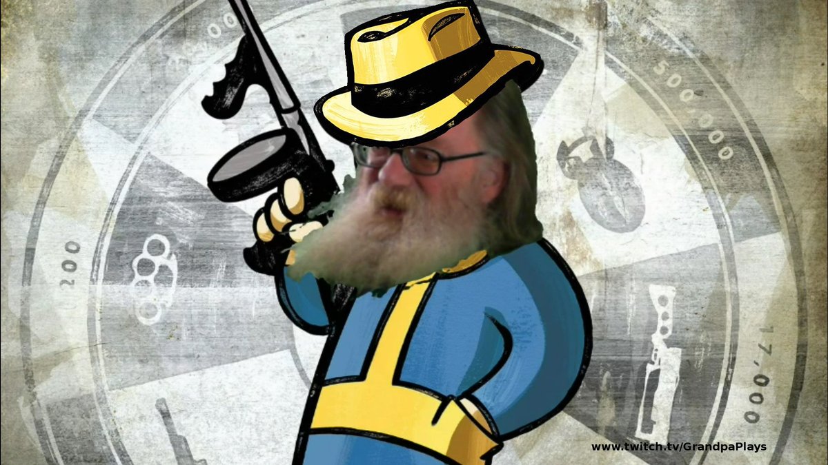 GrandpaToo's tweet photo. Guess what Grandpa is back with Nuka DLC right now. https://t.co/iPLeRR9Y1L https://t.co/eC2qx3g7yn