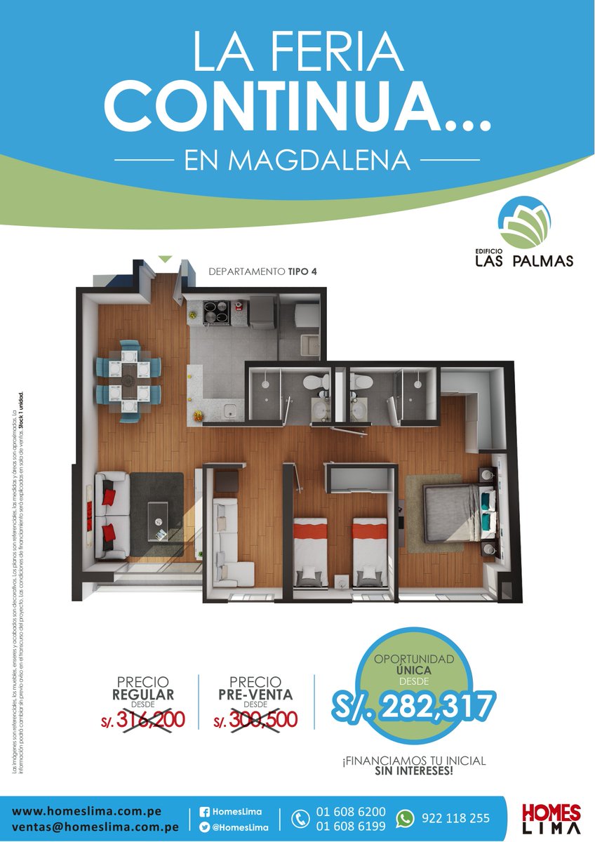HomesLima's tweet photo. Porque tu le pediste a Santa Rosa de Lima, vive en #lamejoresquinademagdalena con estos precios únicos! https://t.co/kEyqUET86S