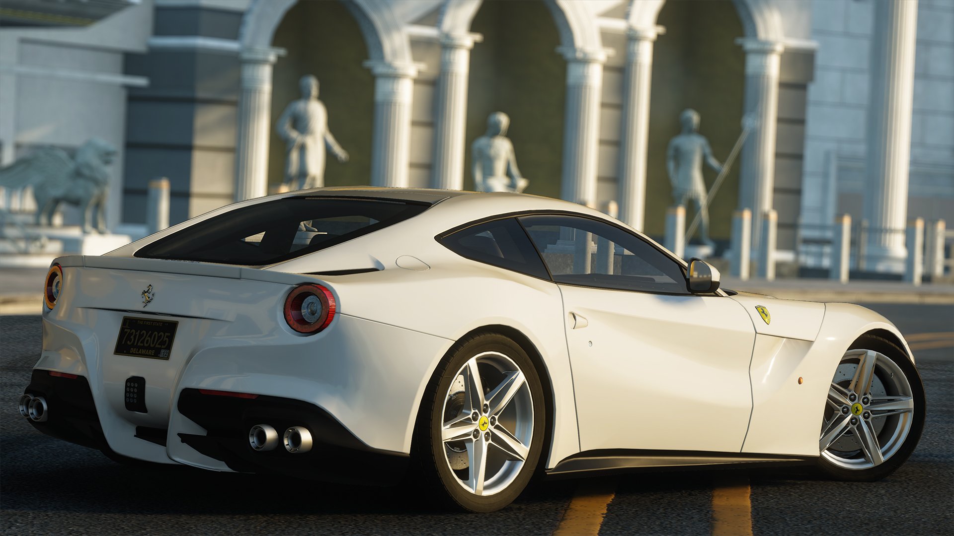 Ferrari f12 сиреневая