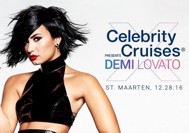 #DestinationDemi: Performing exclusively for @CelebrityCruise guests in St. Maarten on 12/28 celebritycruises.com/concert