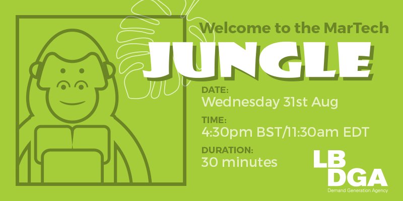 ledgerbennett's tweet image. Our #MarTech webinar is live tomorrow! All about your #MarketingTechStack! Sign up now! bit.ly/2bKa1wm