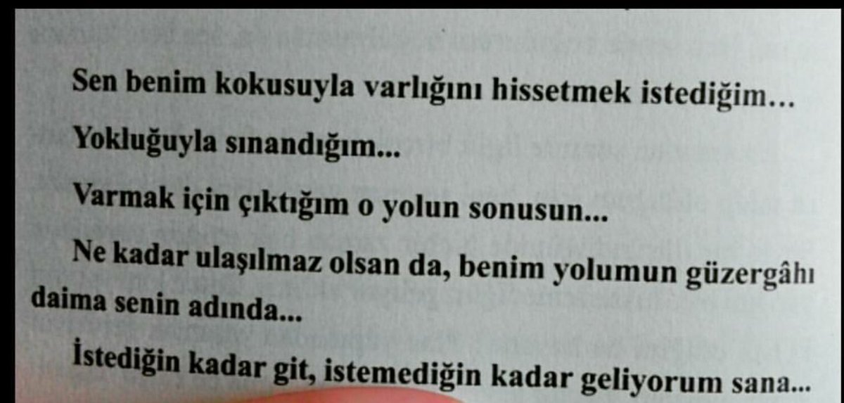 İstediğin kadar git, istemediğin kadar geliyorum sana....