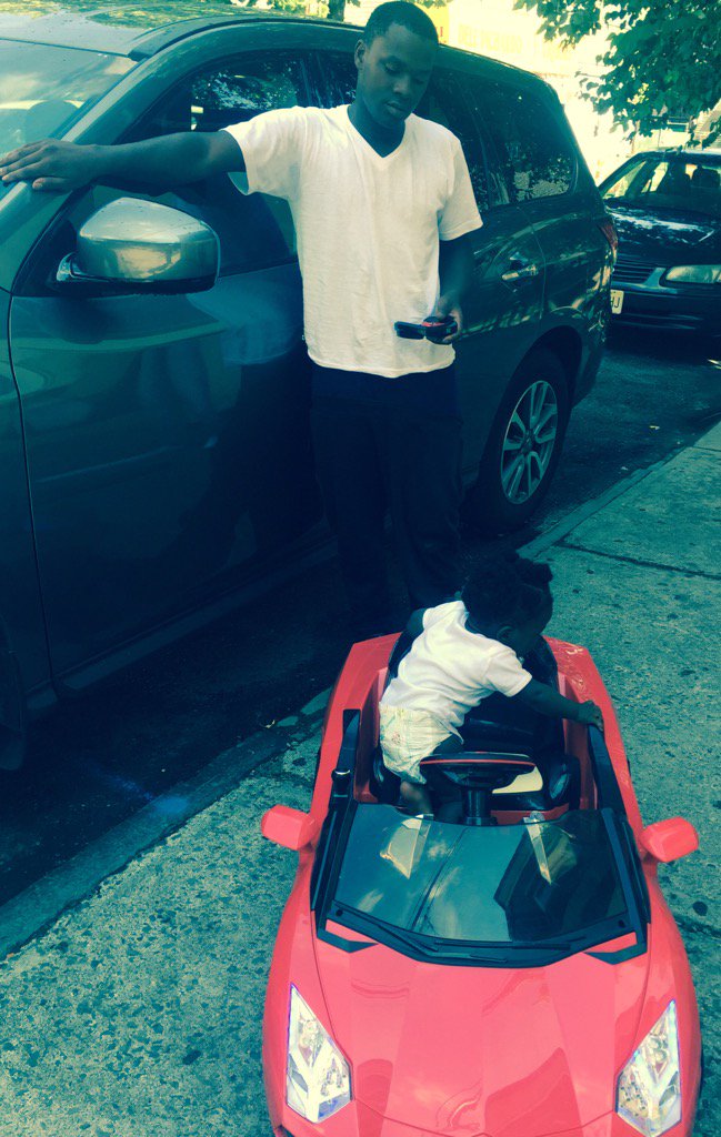 Wen I was gone u made sure my son was great so u kno im going to make sure lil King the same way 🙇🏽