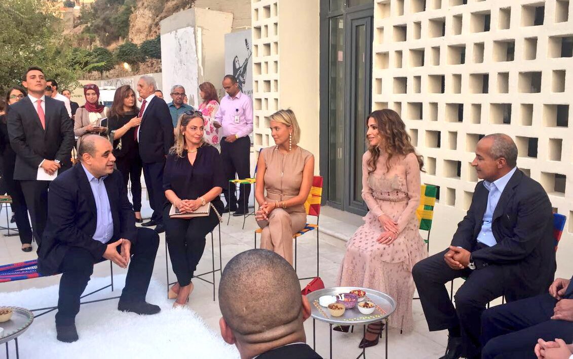 ZainJo's tweet image. خلال افتتاح أسبوع عمّان للتصميم تحت رعاية جلالة الملكة رانيا العبدالله.
#ADW2016 #AmmanDesignWeek