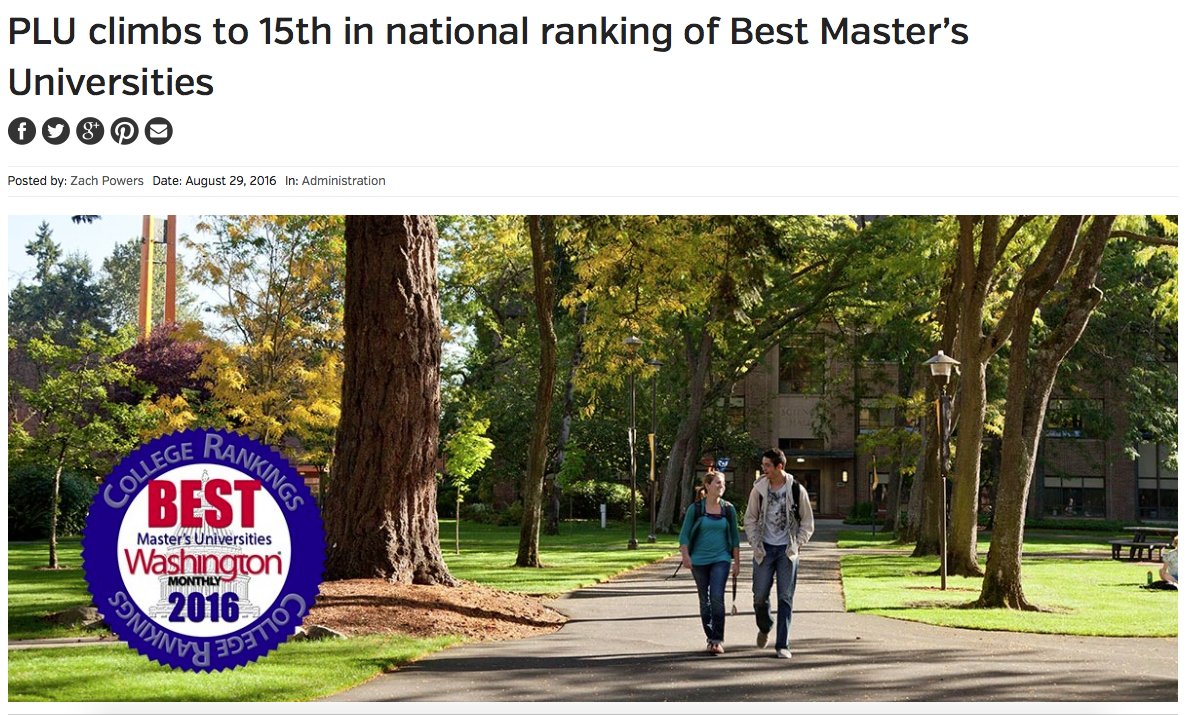 PLUBUSA's tweet image. Learn more about why our grad programs earn national recognition: plu.edu/marcom/news/20…