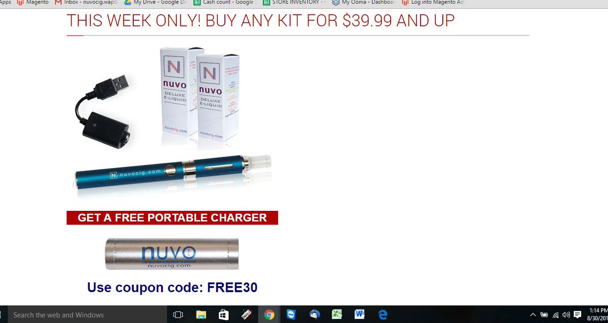 NuvoCig tweet media