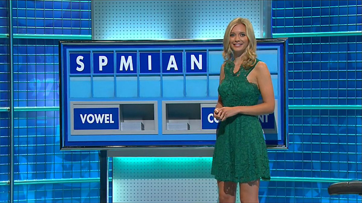 RachelRileyFC's tweet photo. Rachel Riley on #Countdown today. #Letters2 #PoisonIvy https://t.co/3ohbxkB5ym