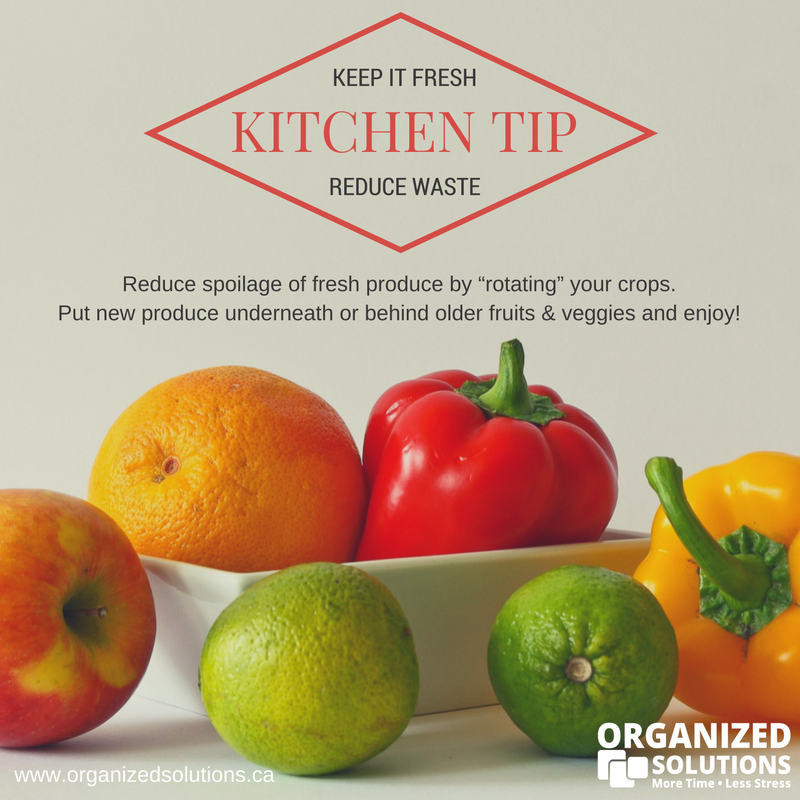 organized_now's tweet image. It's a great time to enjoy produce! Follow this tip to keep it fresh and reduce waste. #TipTuesday #Fresh