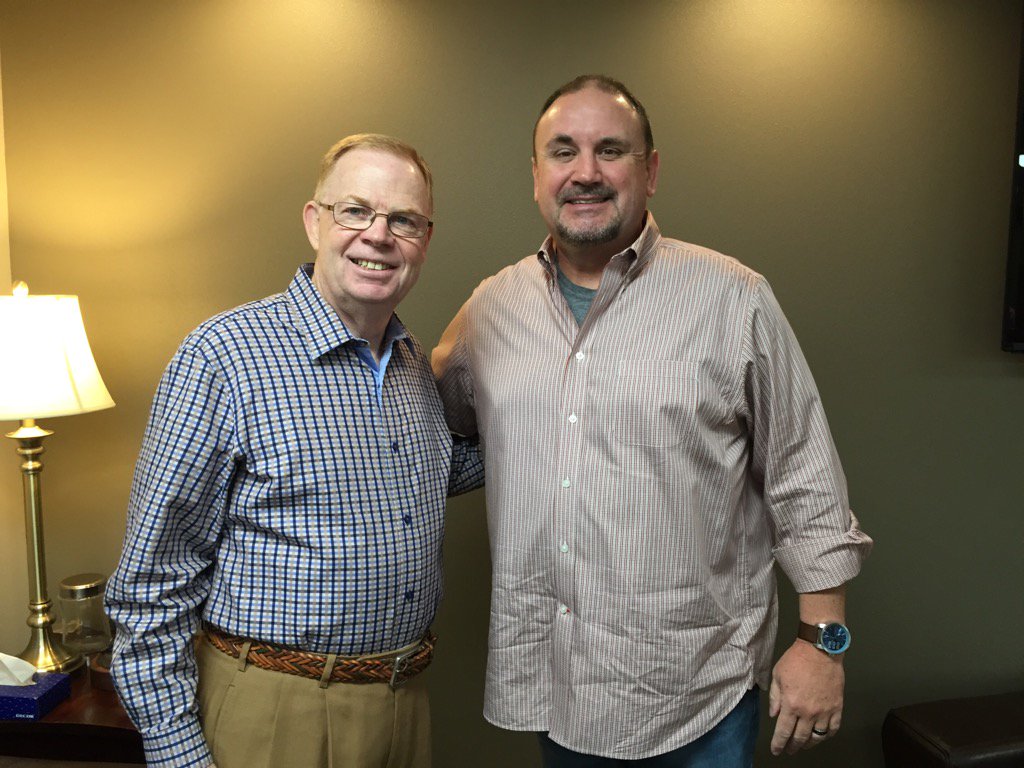 tedtraylor's tweet photo. Good to have @StevenKyle42 and his Hiland Park team @olivebaptist for staff retreat &amp; interaction. https://t.co/yidQbly3s9