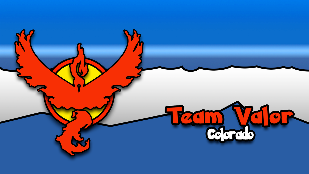 livepokemongo's tweet photo. Here's a little flag I made for #TeamValor in #Colorado!!  Which state should be next? @GoValorTeam @TeamValorPKGO https://t.co/AQWI6Kl7jb