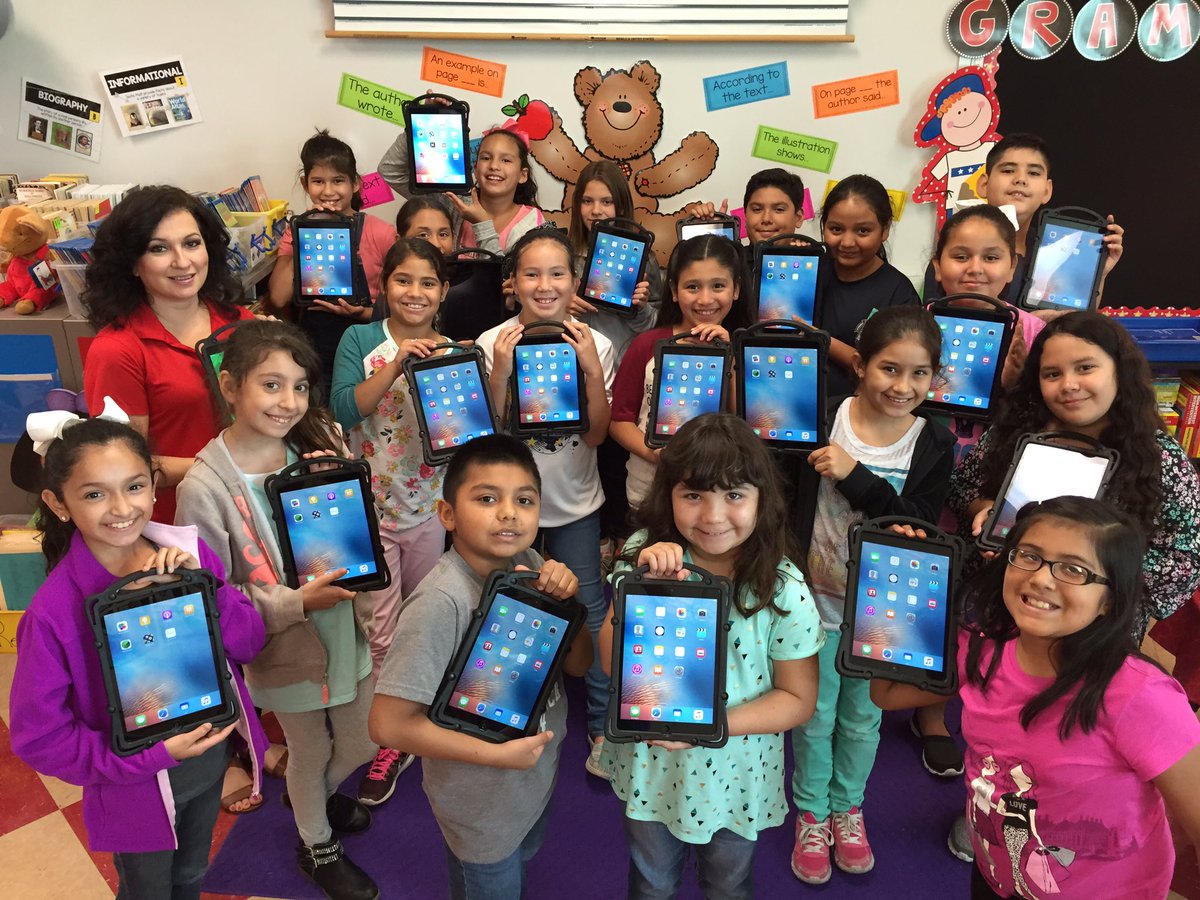 It's iPad rollout time! Ms. Garza's class was the first to bring in old iPads &amp; get new ones! <a href="/mcallenisd/">McAllen ISD</a> <a href="/annvega/">annvega</a>