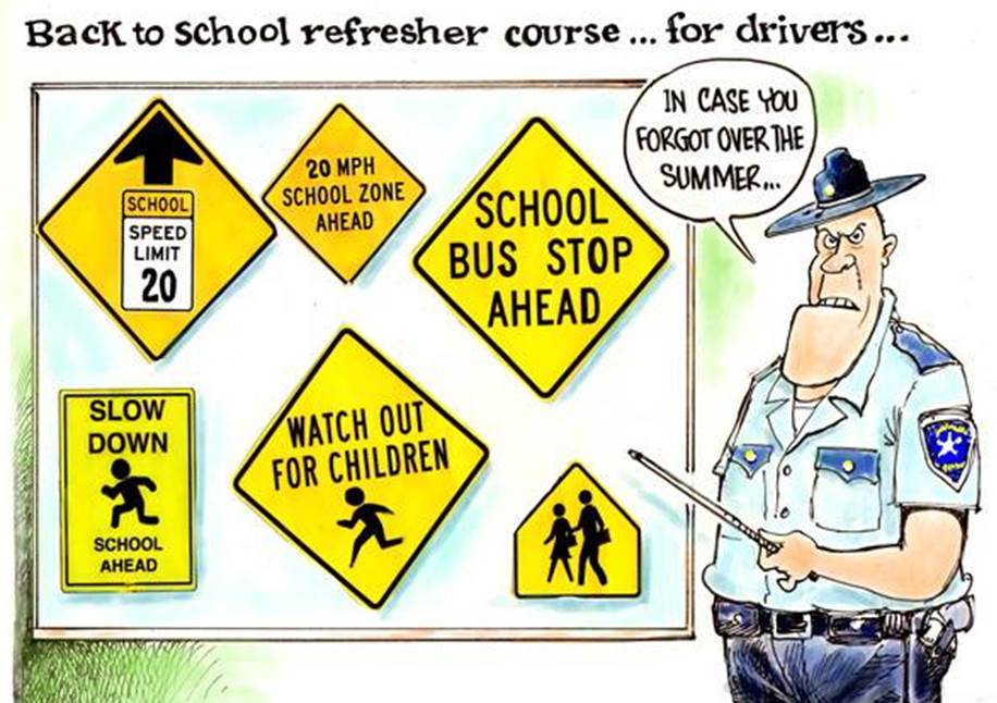 SPSTraffic's tweet photo. Two days left until the School Zones are back.  Watch for extra media releases and remember to slow down.  #YXE https://t.co/u4Q2GAqceh