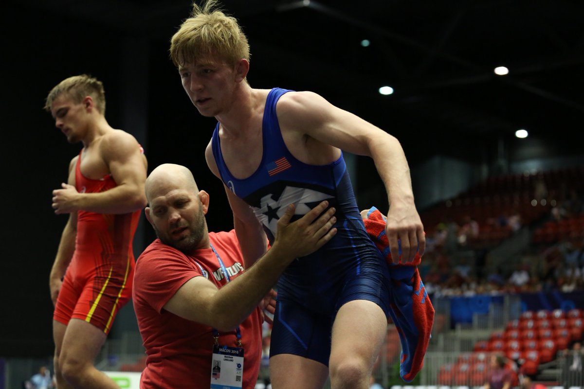Taylor Lamont after winning World Bronze flowrestling.org/video/988708-t…