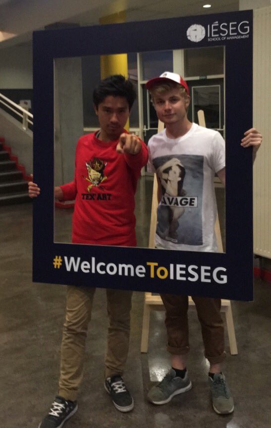 ListeTexArt's tweet photo. Les Tex'art vous disent #WelcomeToIESEG https://t.co/6NjArlKYL4