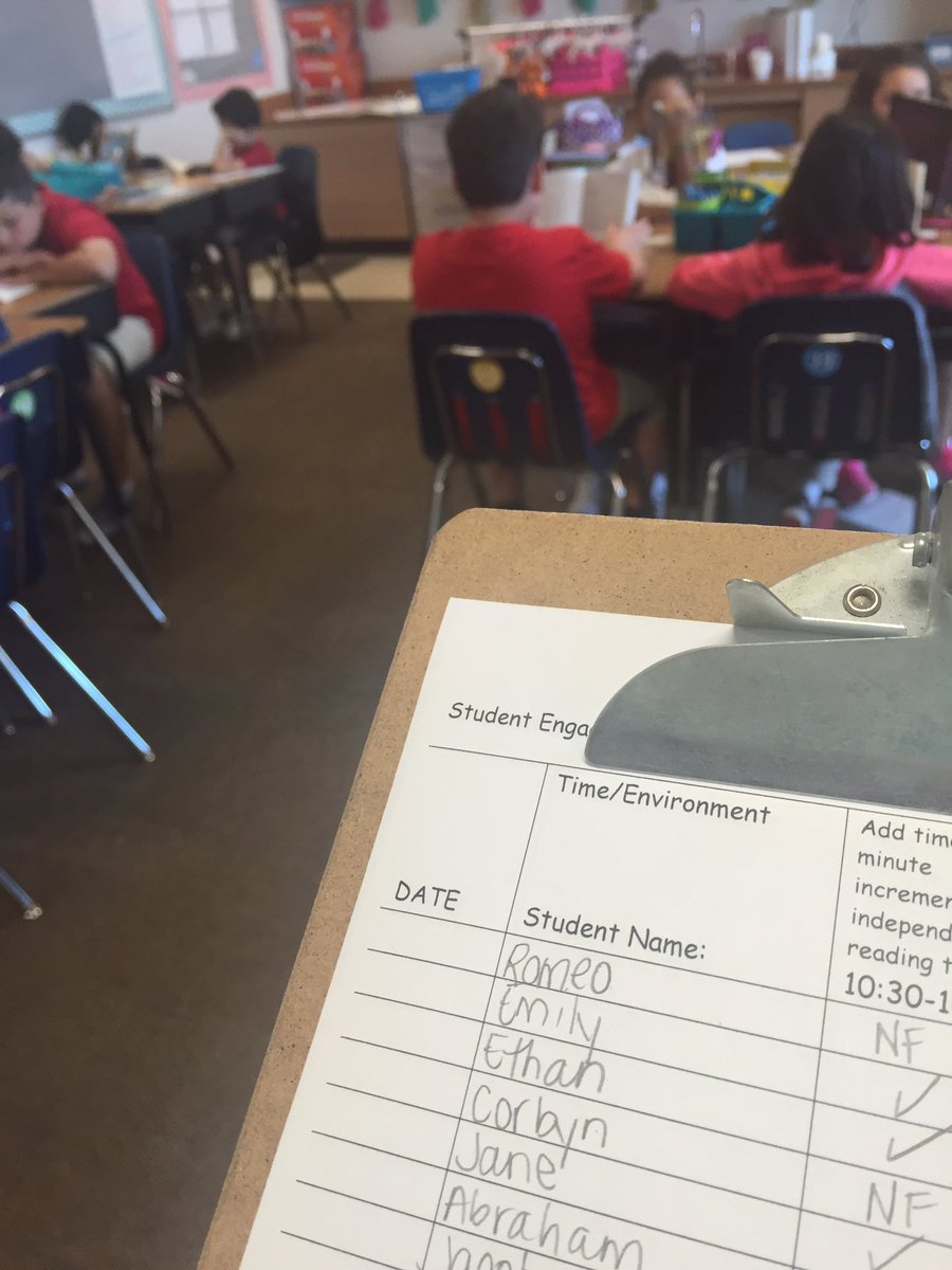 Engagement inventory. ✅ Reading stamina...working on it! 🤓📚 <a href="/TigerNetwork/">Nicole Brennan</a>