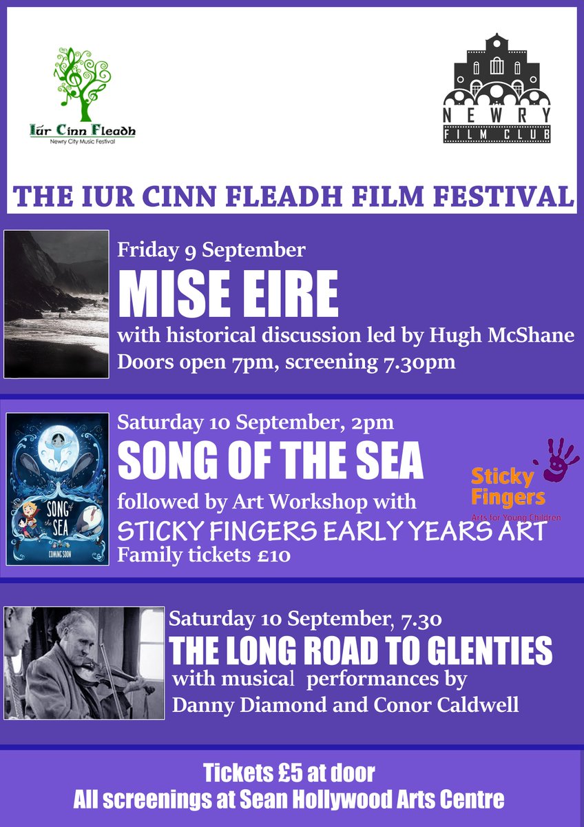 Getting excited for our <a href="/IurCinnFleadh/">Iur Cinn Fleadh</a> Film Festival in 10 days time. Celebrating history, music, art, and film!
