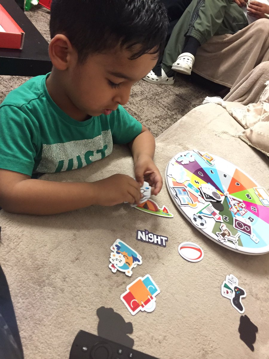 khansali7's tweet image. Enjoying his @LikeClockWork2 children's activity clock! Perfect for helping him learn the time and plan activities