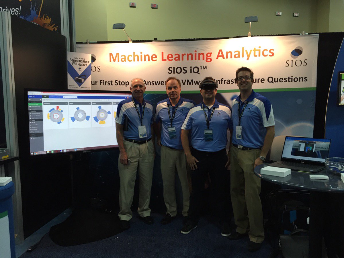 SIOSTech's tweet image. Meet the SIOS Team at Booth 2361 #VMworld2016 #MachineLearningAnalytics