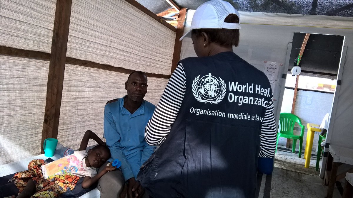 WHO's tweet photo. WHO &amp; partners are supporting the response to a #cholera outbreak in the Democratic Republic of the Congo #DRC https://t.co/QecrDVl6gI