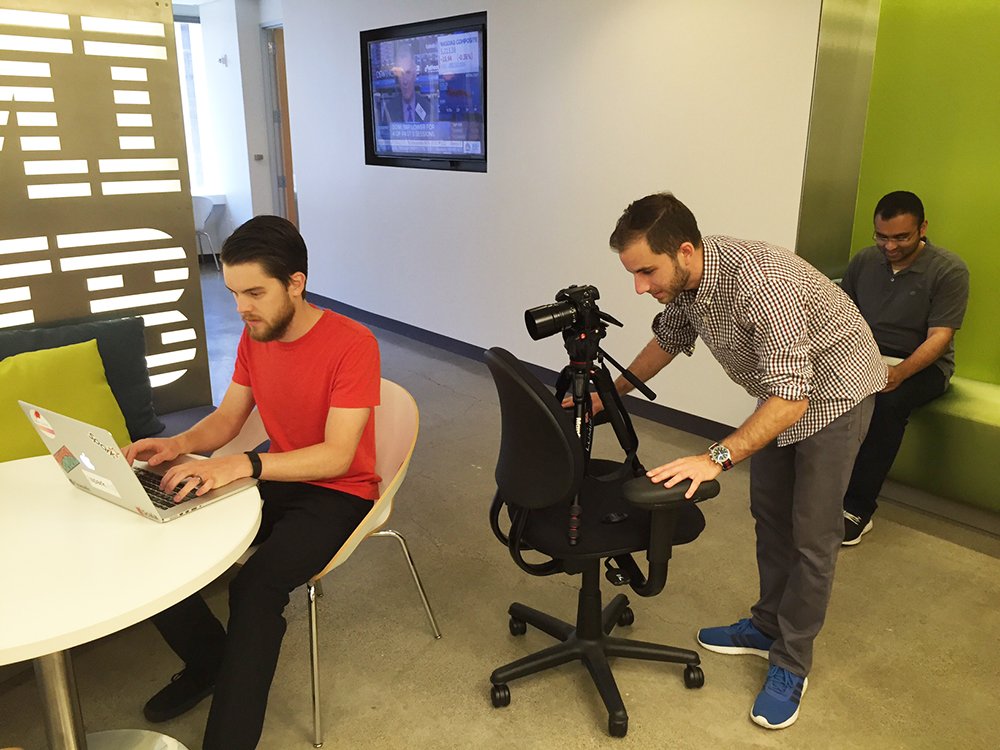 maartenjdupont's tweet image. #ApacheSystemML video shoot. @ApacheSystemML @apachespark_tc