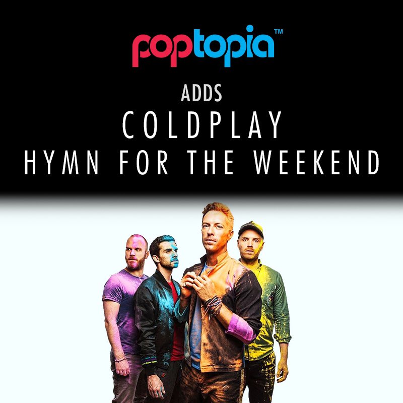 poptopialive's tweet photo. Life is a drink &amp; love's a drug. @coldplay https://t.co/BBrcqttM3g https://t.co/YT4k1V8PTx