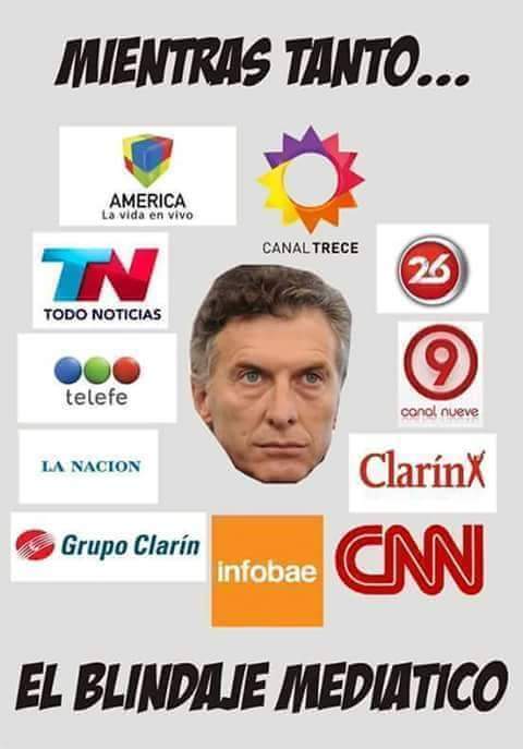 PuebloBeto's tweet photo. #TeTomanPorBoludo Y estos tipos son los verdaderos corruptos!! Estos medios protegen a Macri.. Cambiamos Boludo https://t.co/NX24FbuxSf