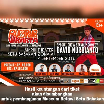 AfifXavi's tweet photo. Gw ganti nama twiter 😎..
Karna ini, semua harus dtg ke sini.. hajatnya anak betawi
@davidnurbianto @KojekRapBetawi https://t.co/tXT7nka55q