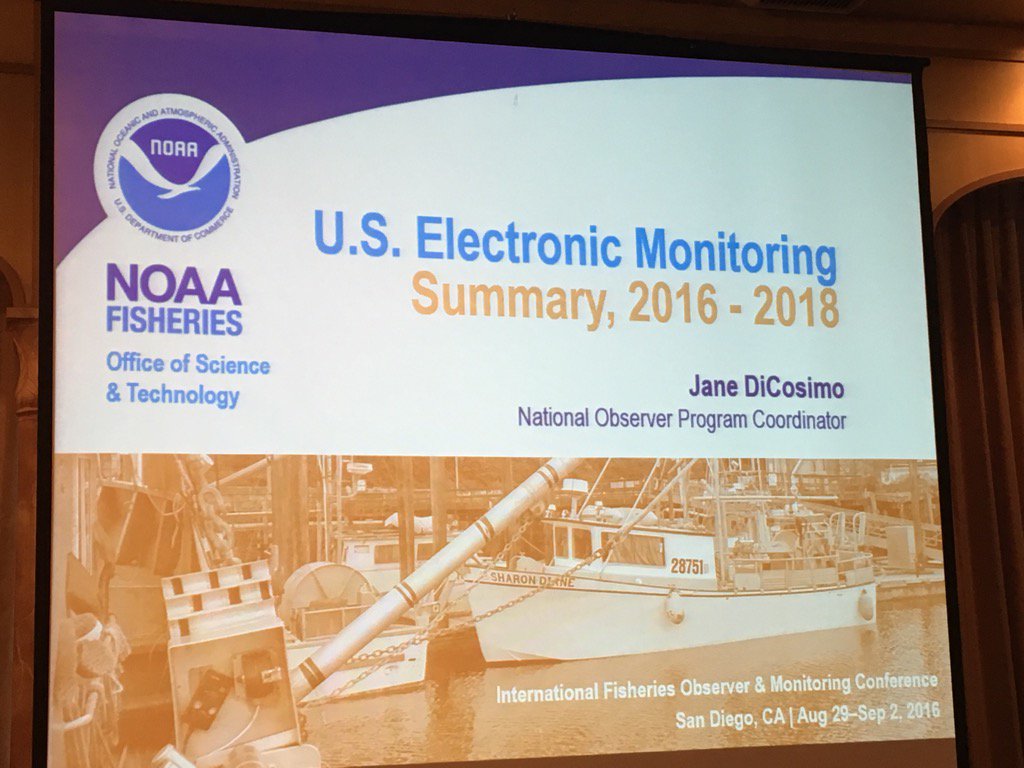 BeringFisherman's tweet photo. #ifomc2016 - Lots going on in electronic monitoring for fisheries. https://t.co/gHfvUqLHQs