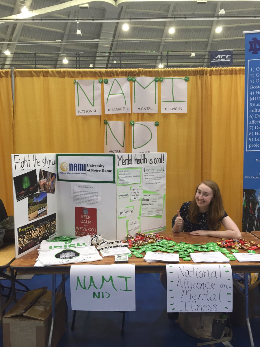 ActiveMindsND's tweet image. Come say hi to NAMI-ND at Activities Night! We're in the Special Interest section!