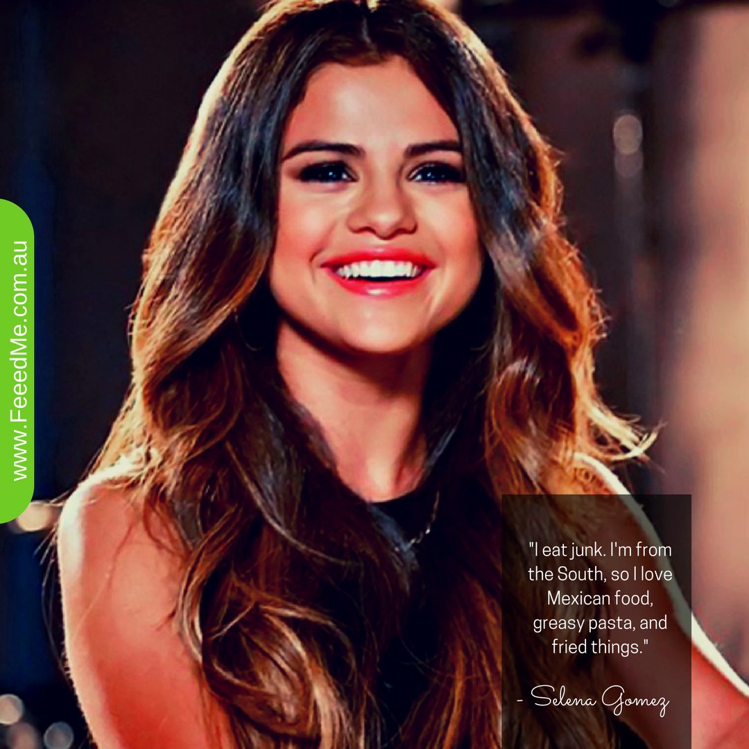 Feeed_Me's tweet image. Selena enjoys fancy grub, she’s totally happy chowing down on “greasy” takeaways.
#celebrityfoodie #brisbane