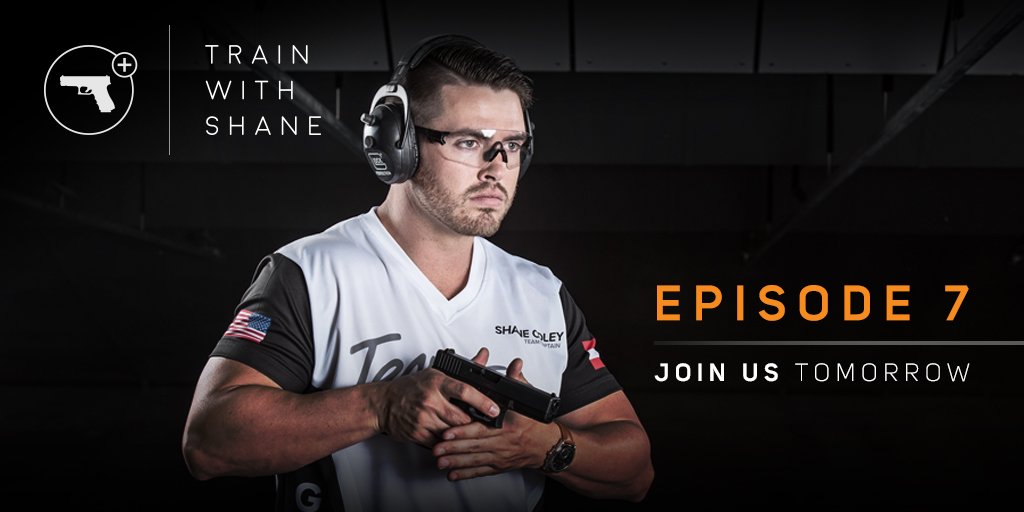 GLOCKInc's tweet photo. Episode 7 of #TrainWithShane is tomorrow night. Go to our Facebook page at 7pm to watch the episode live. https://t.co/HiONrhth9p