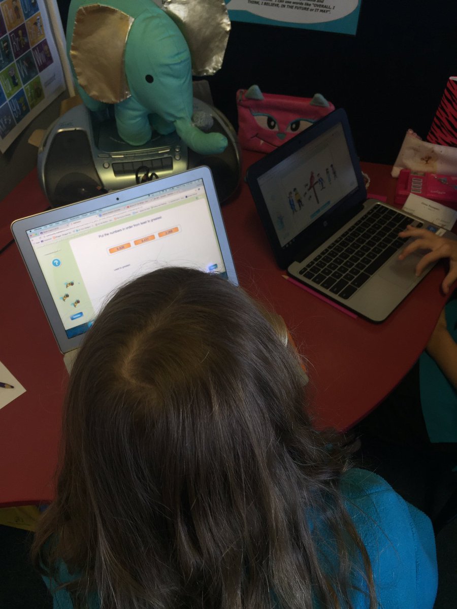 sarahburnettnz's tweet photo. @MathleticsNZ @uhpsroom3 are working hard to improve their maths skills. Jeff our mascot likes watching too! https://t.co/ZLuSRuQokM