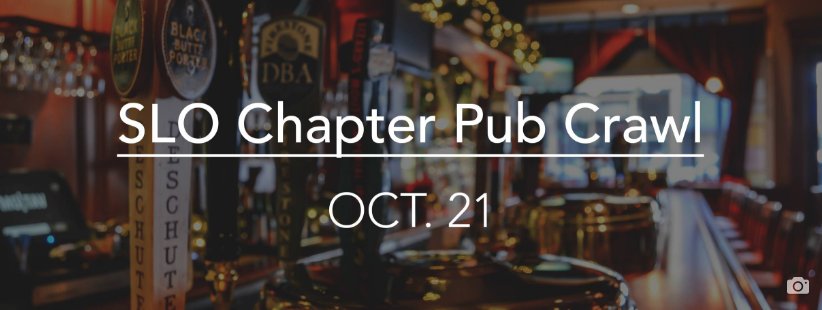 CalPolyAlumni's tweet image. SLO Chapter Downtown Pub Crawl at Mustang Family Weekend! #CalPolyAlumni #VisitSLO buff.ly/2bzxvb9