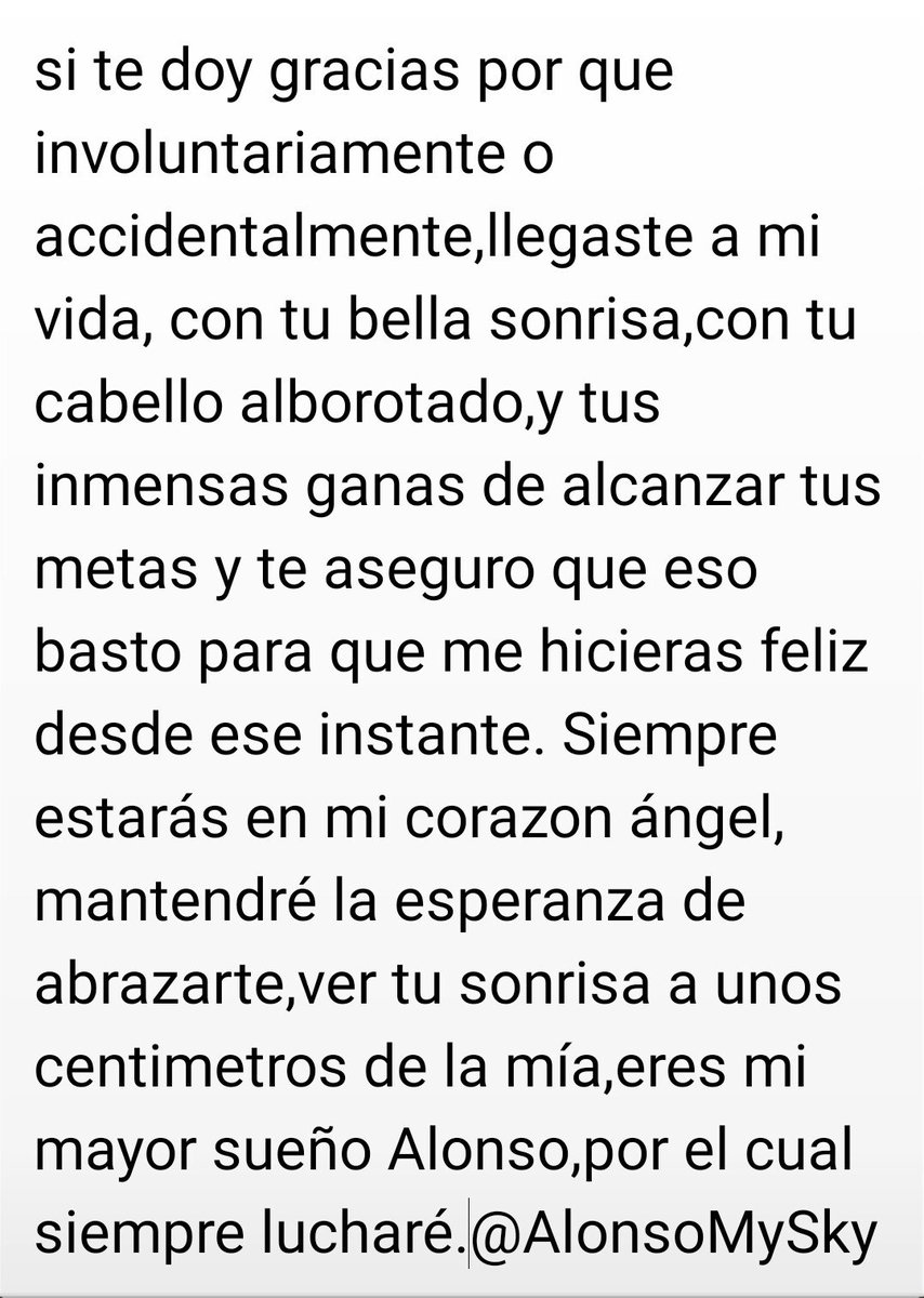 confettikarly's tweet image. Me gustaría que vieras esto ángel💕🙌 @soyalonsovillal