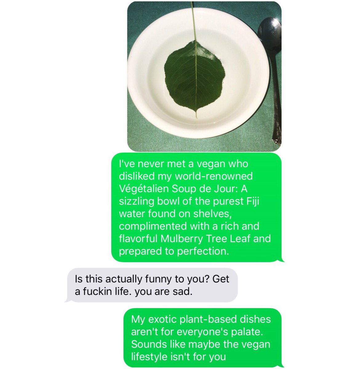kbnoswag's tweet image. Messing with vegans on Craigslist part 2