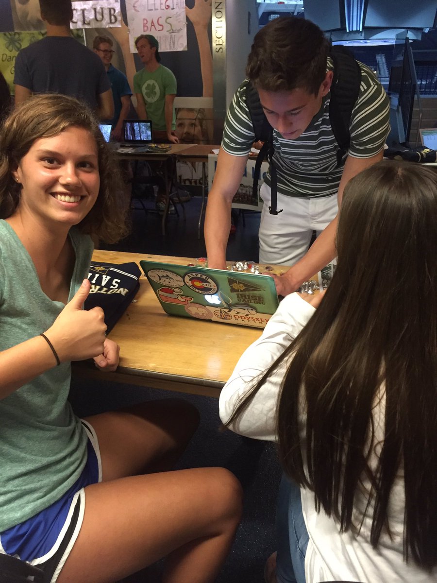 Lots of new sailors signed up tonight at activities night! #cheesin