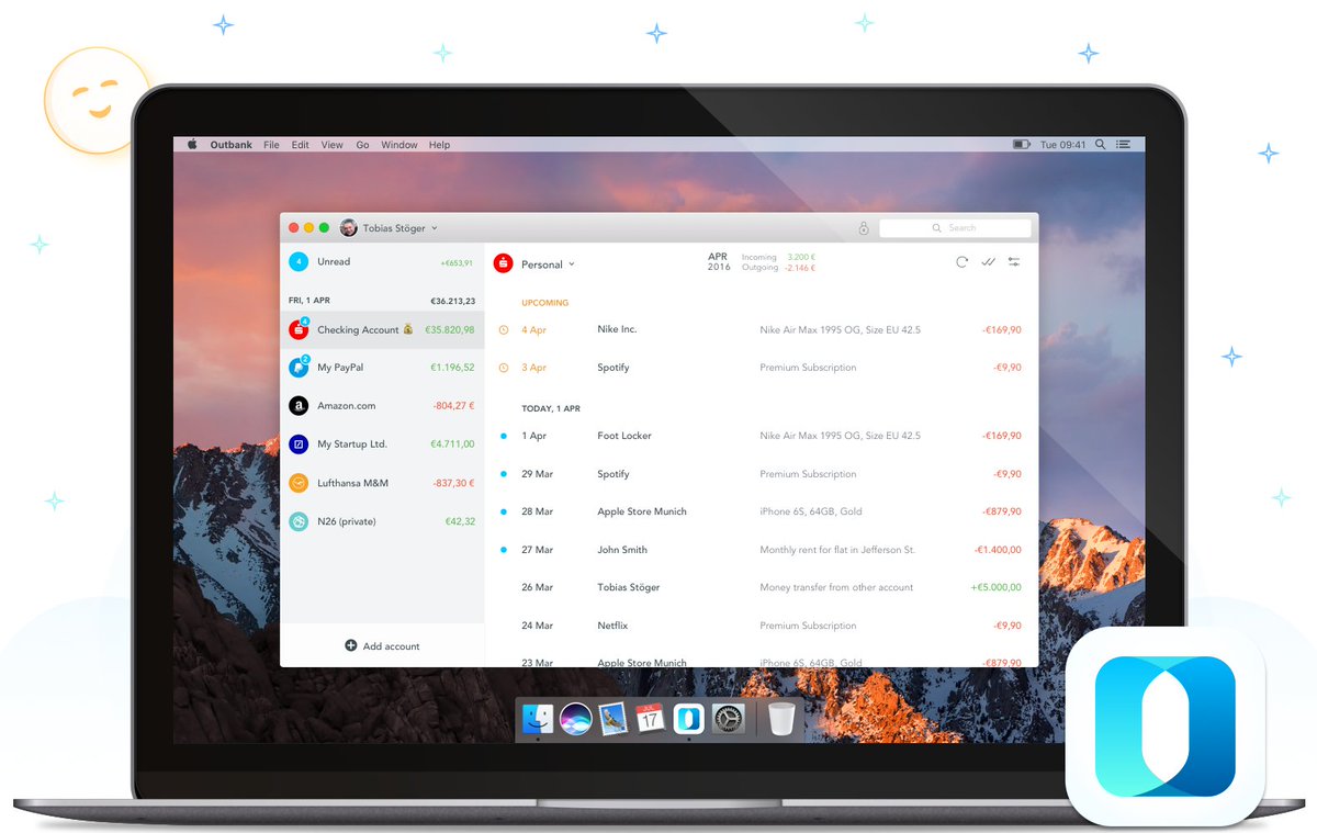 Outbank's tweet photo. Es ist soweit - Outbank für macOS ist da! Hier geht's zum Download im Mac App Store: https://t.co/4AQK0vJv0Q https://t.co/aKJm8rZy1y