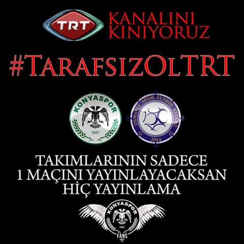 Fb'nin tam 4 maçını yayınlayacak olan trt Konya ve Osmanlı'nın sadece 1 er maçlarını yayınlayacak.. #TarafsızOltrt