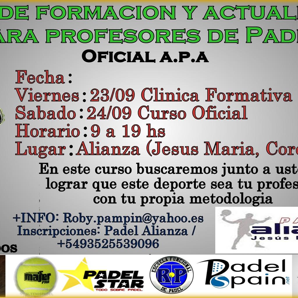 Curso de profe <a href="/padel/">padel</a> <a href="/cordoba/">Diario CÓRDOBA</a>.
