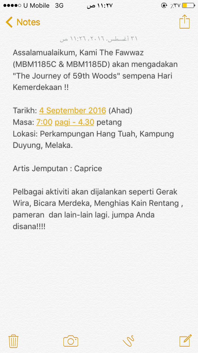 TheFawwaz_'s tweet photo. Kami The Fawwaz akn mengadakan event The Journey of 59th Woods pada 4 sep ni di Kg Duyong #thefawwaz #JO59thW https://t.co/8y54SMjUi5